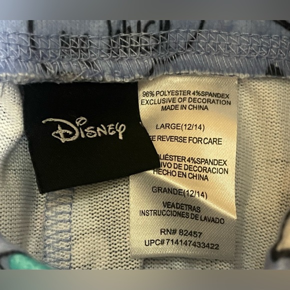 NWT NEW Disney Mickey Minnie Mouse ladies pajamas pants size Large 12 13 14 - Picture 13 of 13